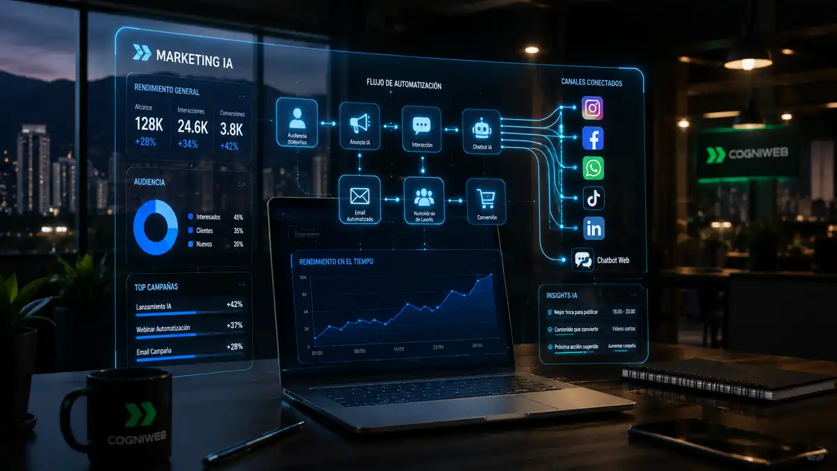 Mapa de procesos de marketing que puedes automatizar con IA