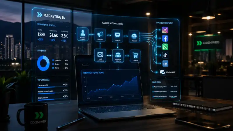 Mapa de procesos de marketing que puedes automatizar con IA